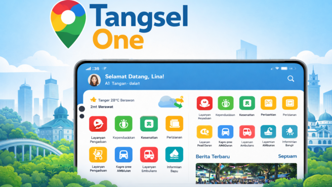 Ilustrasi Aplikasi Tangsel One