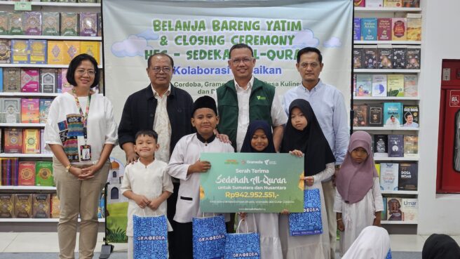 Gramedia dan Dompet Dhuafa Serahkan Donasi Al-Qur’an dari Program Happy Family Coloring 2026