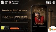 BNI Buka Exclusive Presale Andrea Bocelli Romanza 30th Anniversary