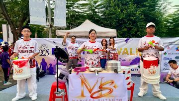 Marissa Sutanto 'Drummer Panci' Gemparkan CFD BSD Tangsel